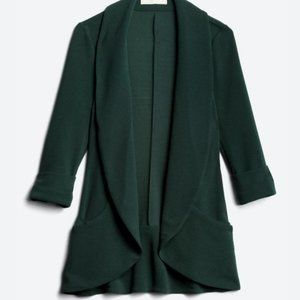 French Mauve Melanie Tunic Blazer Dark Green - M